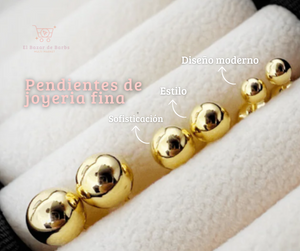 PRESTIGE SET - Trio de pendientes Topo Balín SOFISTICADOS💎